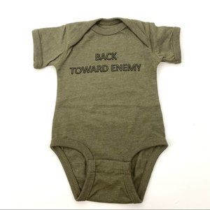 Olive Green Newborn one piece. Unsex Sz Newborn